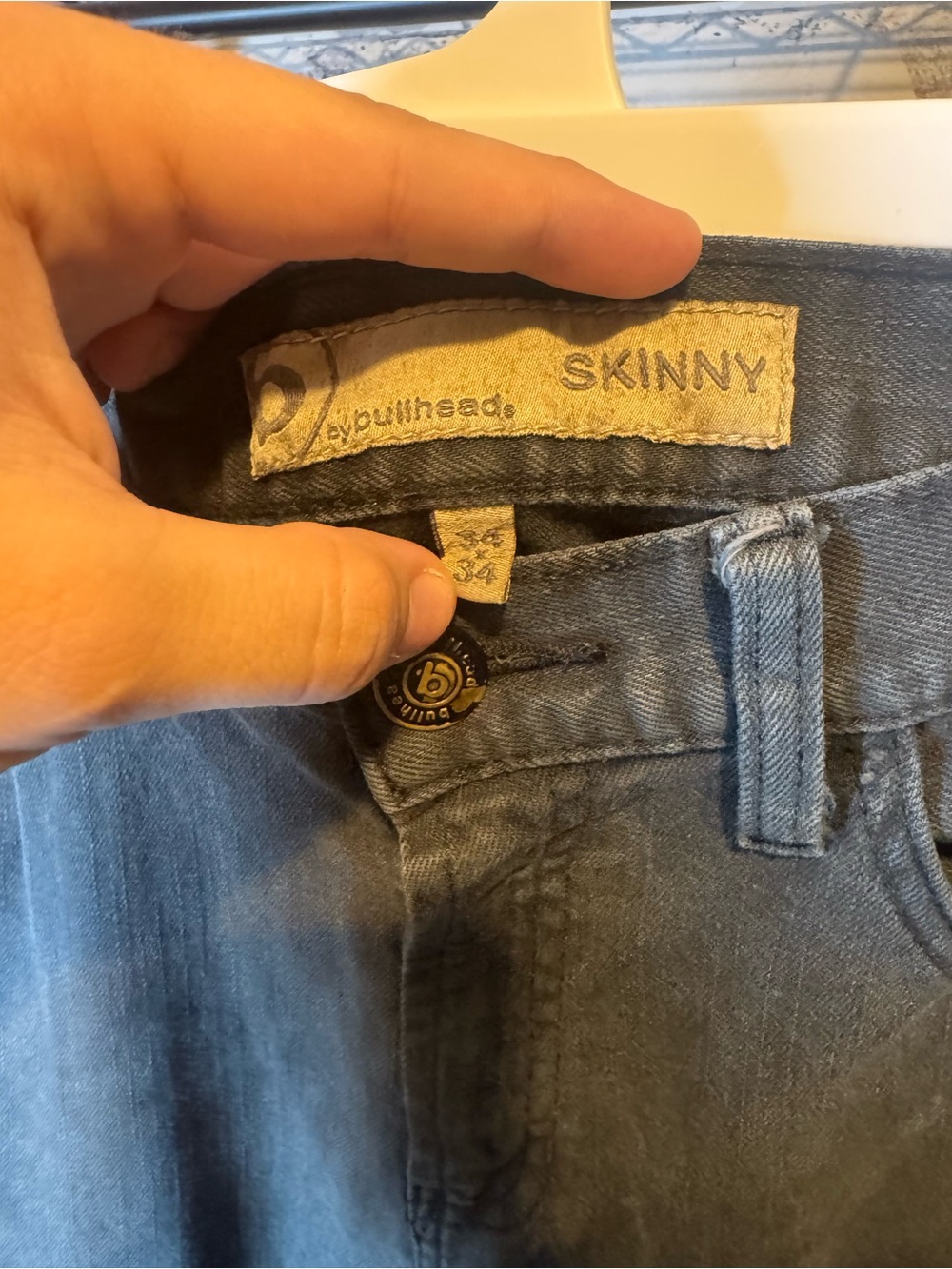 Men's Classic Bullhead Skinny Pants in Charcoal - Picture 4 of 7